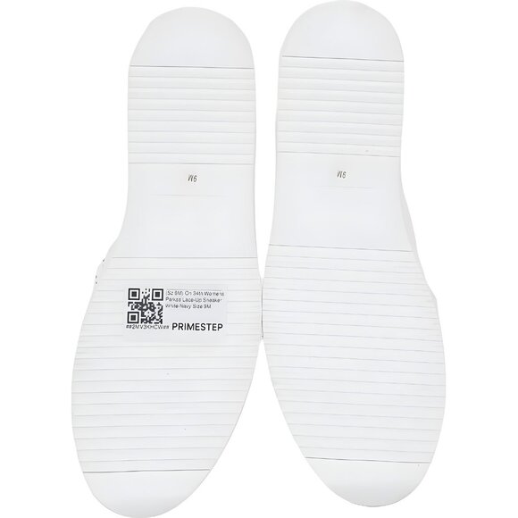 On 34th Parkss Lace-Up White/Navy Sneakers Casual Comfort Women's US 9M - Picture 6 of 6